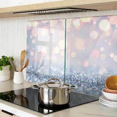 Snijplanken van glas Sprankelende lichtjes met een diamantaccent.