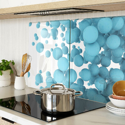 Glazen snijplanken Bellen in verschillende tinten blauw