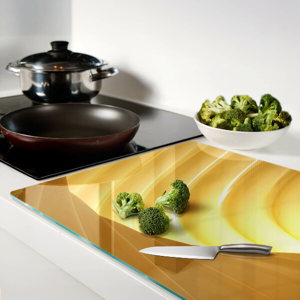 Snijplanken glas Gouden golven en ramen