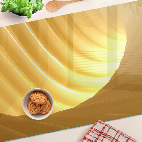 Snijplanken glas Gouden golven en ramen