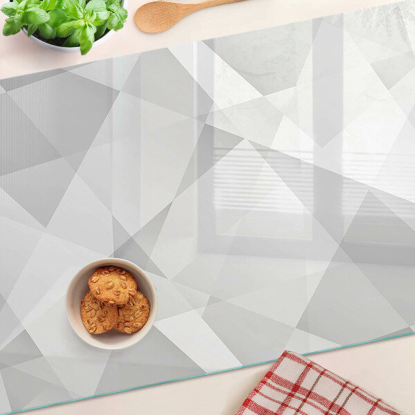 Snijplanken glas Geometrie in grijstinten