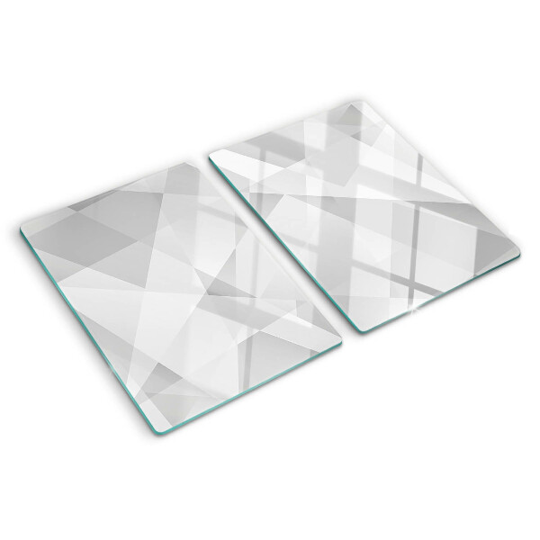 Snijplanken glas Geometrie in grijstinten