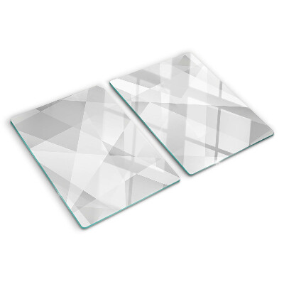 Snijplanken glas Geometrie in grijstinten