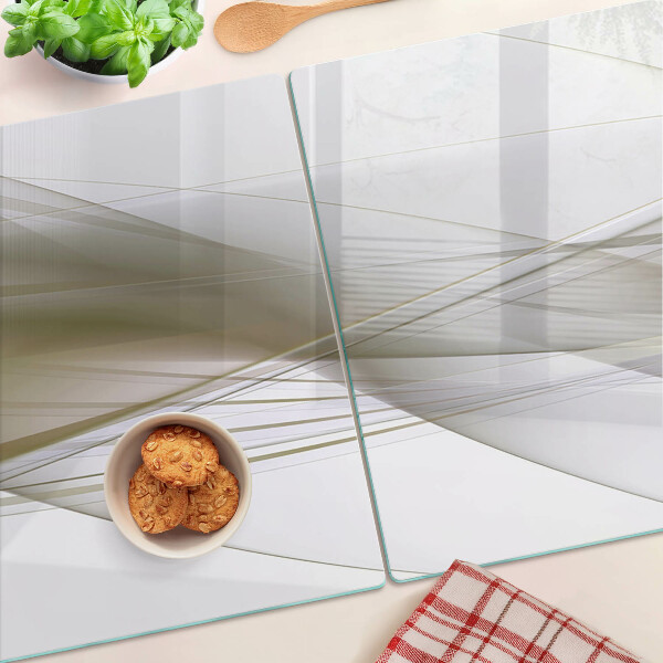 Snijplanken glas Abstracte lijnen en vormen