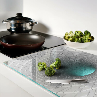 Snijplanken van glas 3D-tunnel met diepte-effect