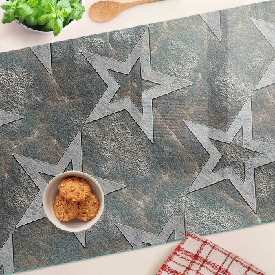 Snijplanken van glas Sterren op een textuurachtergrond