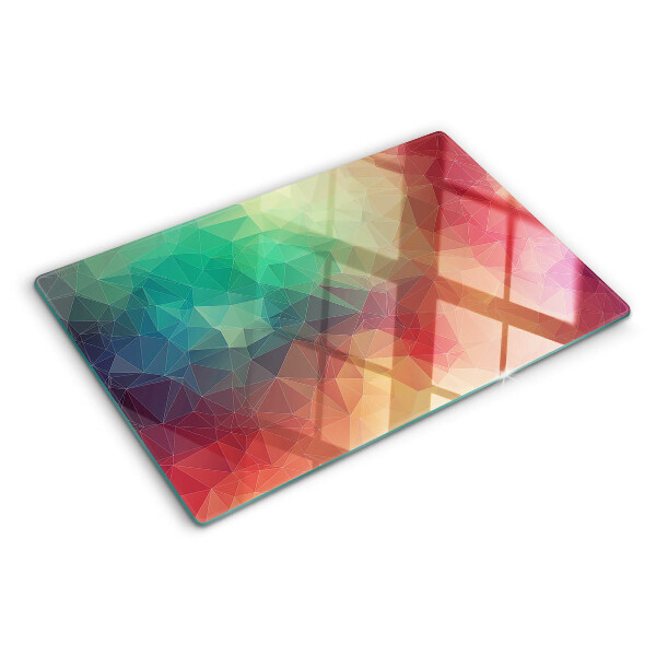 Snijplanken van glas Abstract geometrisch patroon