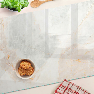 Glazen snijplanken Marmerpatroon met gouden aderen