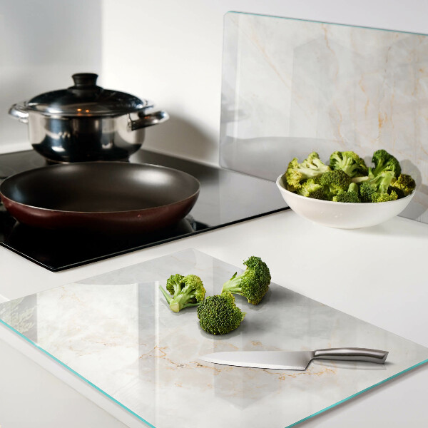 Glazen snijplanken Marmerpatroon met gouden aderen