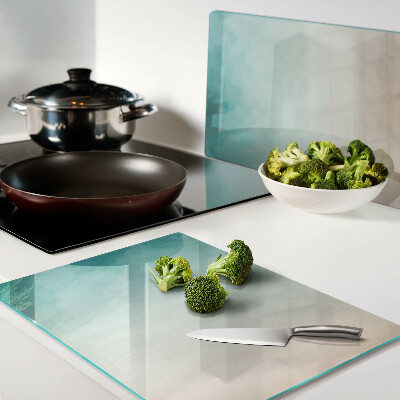 Snijplanken glas Blauw en oranje verloop