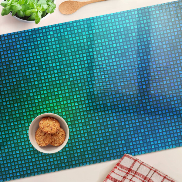 Snijplanken van glas Kleurenverloop in verschillende tinten blauw