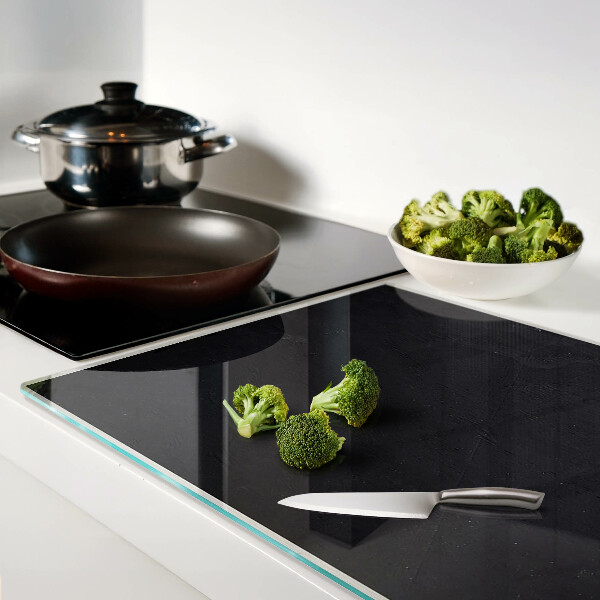 Snijplanken glas Zwarte marmertextuur