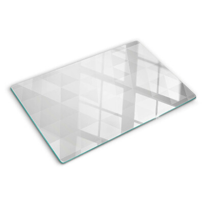 Glazen snijplanken Geometrische patronen in grijstinten