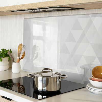 Glazen snijplanken Geometrische patronen in grijstinten