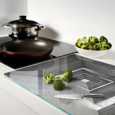 Snijplanken van glas Architectonische tunnel in grijstinten