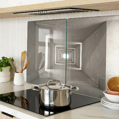 Glazen snijplanken Geometrisch interieur met diepte-effect