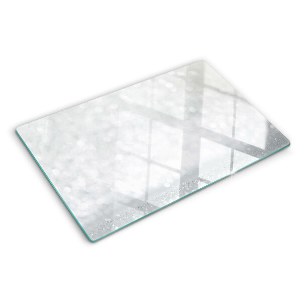 Snijplanken glas Sprankelende bokeh met lichteffect