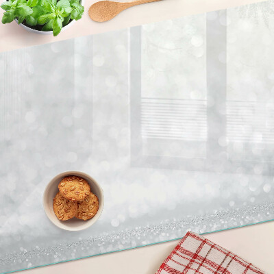 Snijplanken glas Sprankelende bokeh met lichteffect