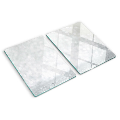 Snijplanken glas Sprankelende bokeh met lichteffect