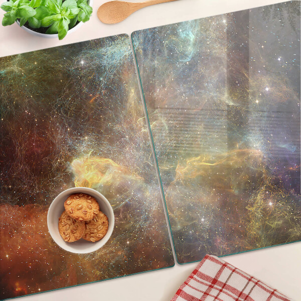 Glazen snijplanken Kosmisch galactisch landschap