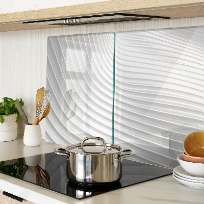Snijplanken van glas Golven en lijnen in grijstinten
