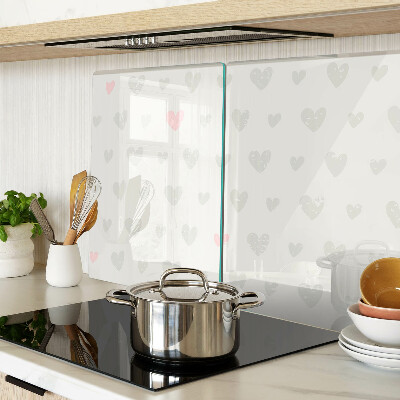 Snijplanken glas Harten in verschillende kleuren