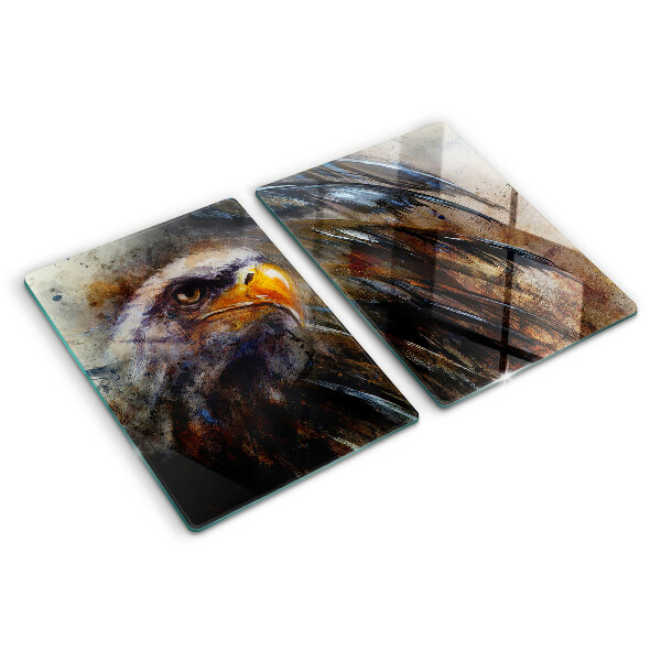 Snijplanken van glas Adelaar in beweging