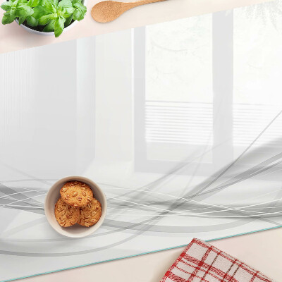 Glazen snijplanken Abstracte lijnen en golven