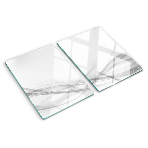 Glazen snijplanken Abstracte lijnen en golven