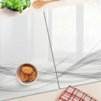 Glazen snijplanken Abstracte lijnen en golven