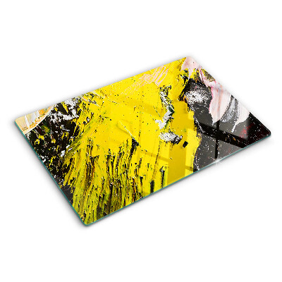 Snijplanken van glas Abstract landschap in intense kleuren