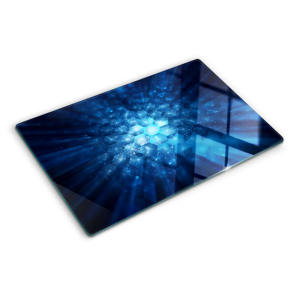 Snijplanken glas Blauwe lichtstralen