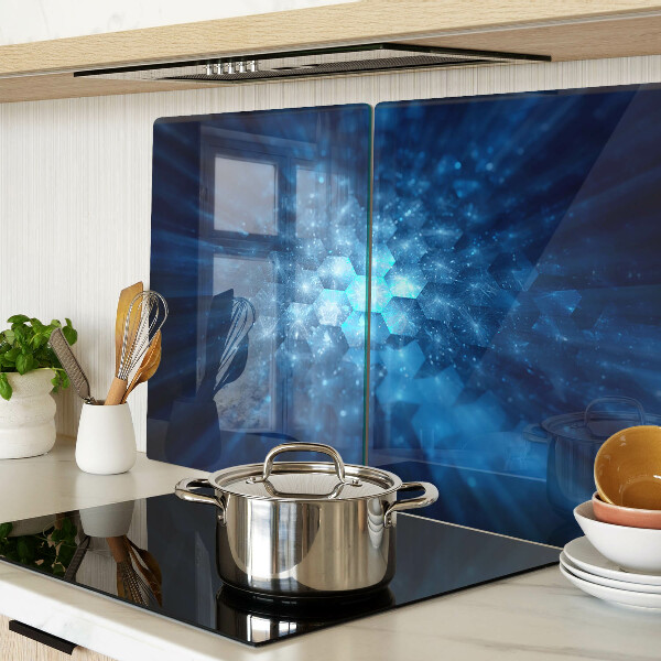 Snijplanken glas Blauwe lichtstralen