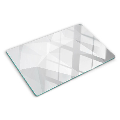 Snijplanken van glas Geometrische vormen in grijstinten