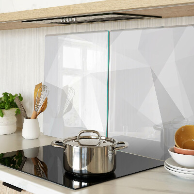 Snijplanken van glas Geometrische vormen in grijstinten
