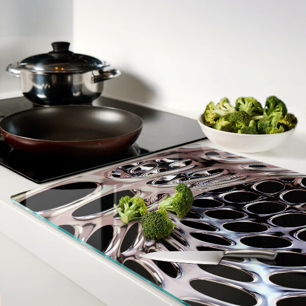 Snijplanken glas Abstracte mesh-structuur