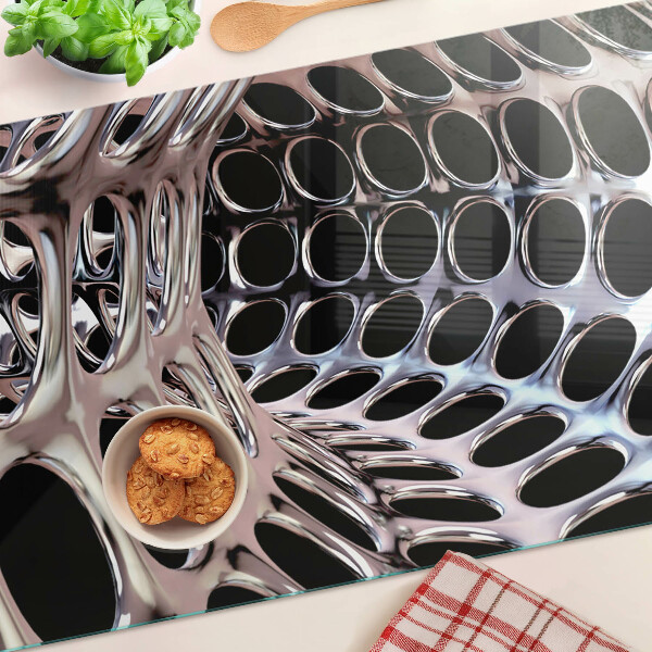 Snijplanken glas Abstracte mesh-structuur