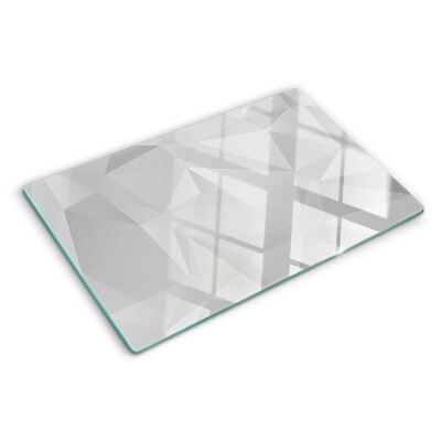 Glazen snijplanken Geometrie in grijstinten