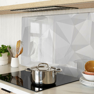 Glazen snijplanken Geometrie in grijstinten