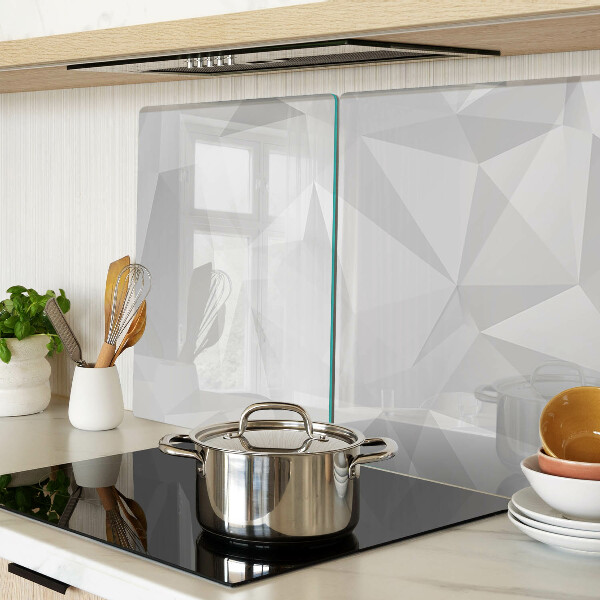 Glazen snijplanken Geometrie in grijstinten