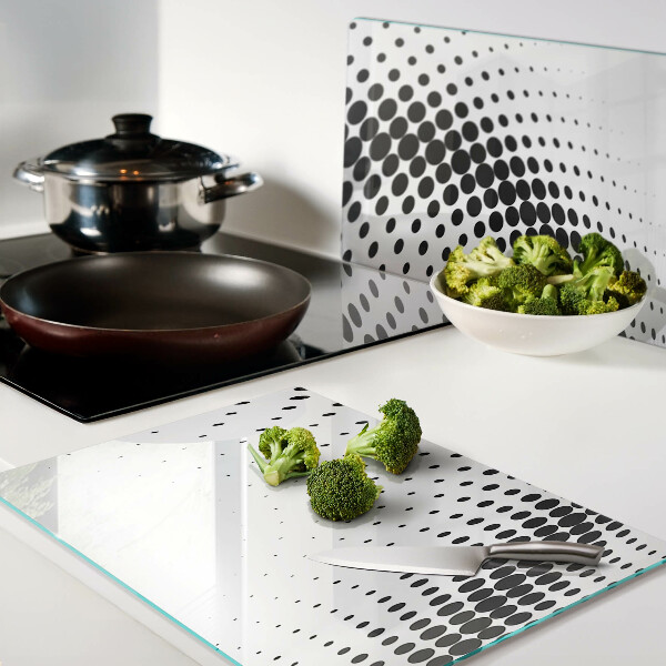 Snijplanken glas stippenmotief