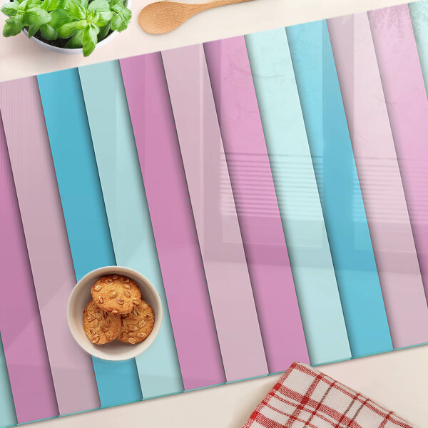 Snijplanken van glas Geometrische vormen in pastelkleuren