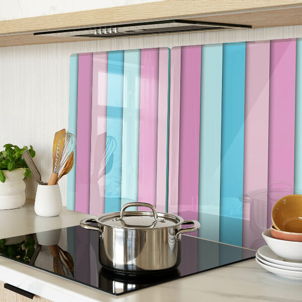 Snijplanken van glas Geometrische vormen in pastelkleuren
