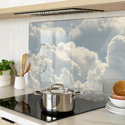 Glazen snijplanken Wolken aan de hemel