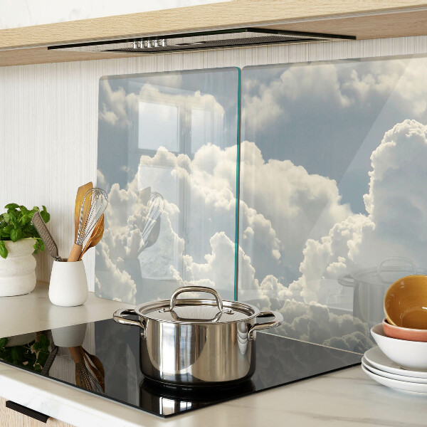 Glazen snijplanken Wolken aan de hemel