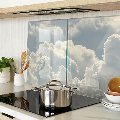 Glazen snijplanken Wolken aan de hemel