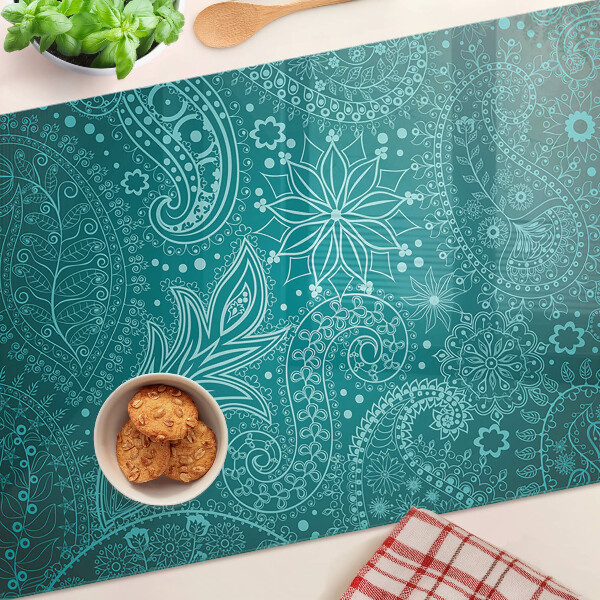 Snijplanken glas Paisley-patroon