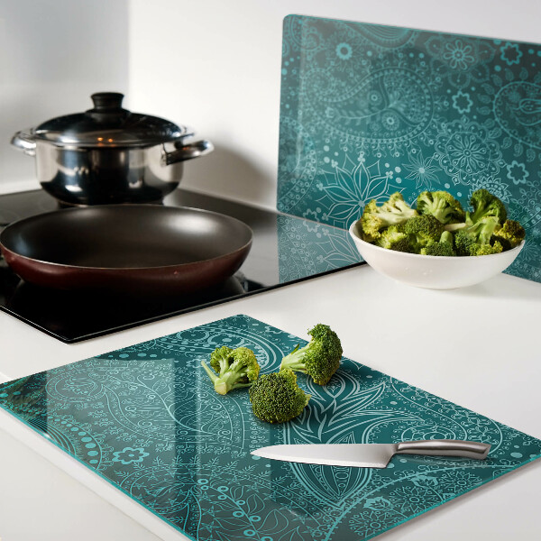 Snijplanken glas Paisley-patroon