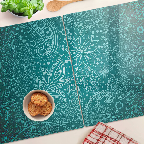 Snijplanken glas Paisley-patroon