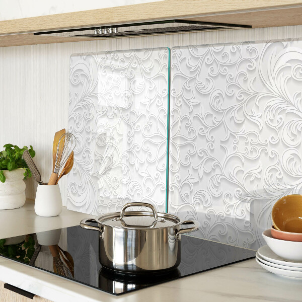 Glazen snijplanken Bloemenpatroon met golven